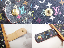 Load image into Gallery viewer, Louis Vuitton Multicolor Ring Agenda GM Diary Notebook Cover R20893 Black Noir