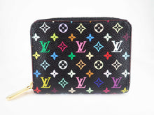 Load image into Gallery viewer, LOUIS VUITTON Monogram Multicolor Zippy Purse Wallet M93740 Black