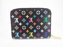 Load image into Gallery viewer, LOUIS VUITTON Monogram Multicolor Zippy Purse Wallet M93740 Black