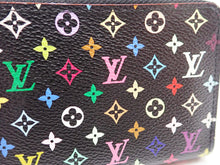 Load image into Gallery viewer, LOUIS VUITTON Monogram Multicolor Zippy Purse Wallet M93740 Black