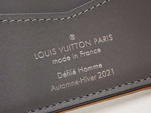 Authentic LOUIS VUITTON Monogram Mirror Bifold Slender Wallet Men's Slender M80806 Rare