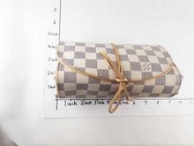 Load image into Gallery viewer, Louis Vuitton Damier Azur Trousse Bijoux Pliable Jewelry Accessories Case N47837