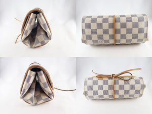 Louis Vuitton Damier Azur Trousse Bijoux Pliable Jewelry Accessories Case N47837