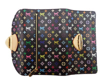 Load image into Gallery viewer, LOUIS VUITTON Monogram Multicolor Long Wallet Eugenie M93738 Black Trifold