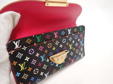 Load image into Gallery viewer, LOUIS VUITTON Monogram Multicolor Long Wallet Eugenie M93738 Black Trifold