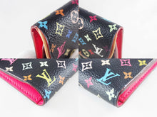 Load image into Gallery viewer, LOUIS VUITTON Monogram Multicolor Long Wallet Eugenie M93738 Black Trifold