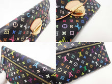 Load image into Gallery viewer, LOUIS VUITTON Monogram Multicolor Long Wallet Eugenie M93738 Black Trifold