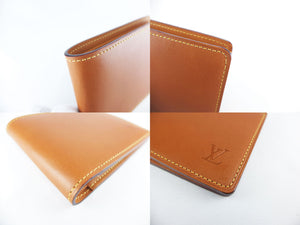 LOUIS VUITTON Nomade Wallet Bi-fold Billets 6 Credit M85015 Men's Leather