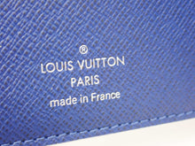 Load image into Gallery viewer, Louis Vuitton Bifold Wallet Multiple Blue M30383 Rare