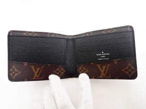 Louis Vuitton Monogram Macassar Gaspar M93801 Men's Browns Bifold