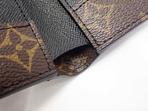 Louis Vuitton Monogram Macassar Gaspar M93801 Men's Browns Bifold
