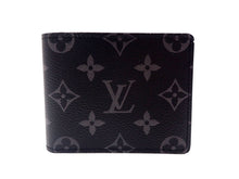 Load image into Gallery viewer, Louis Vuitton Monogram Eclipse Slender Wallet Bifold Card M62294 Men&#39;s