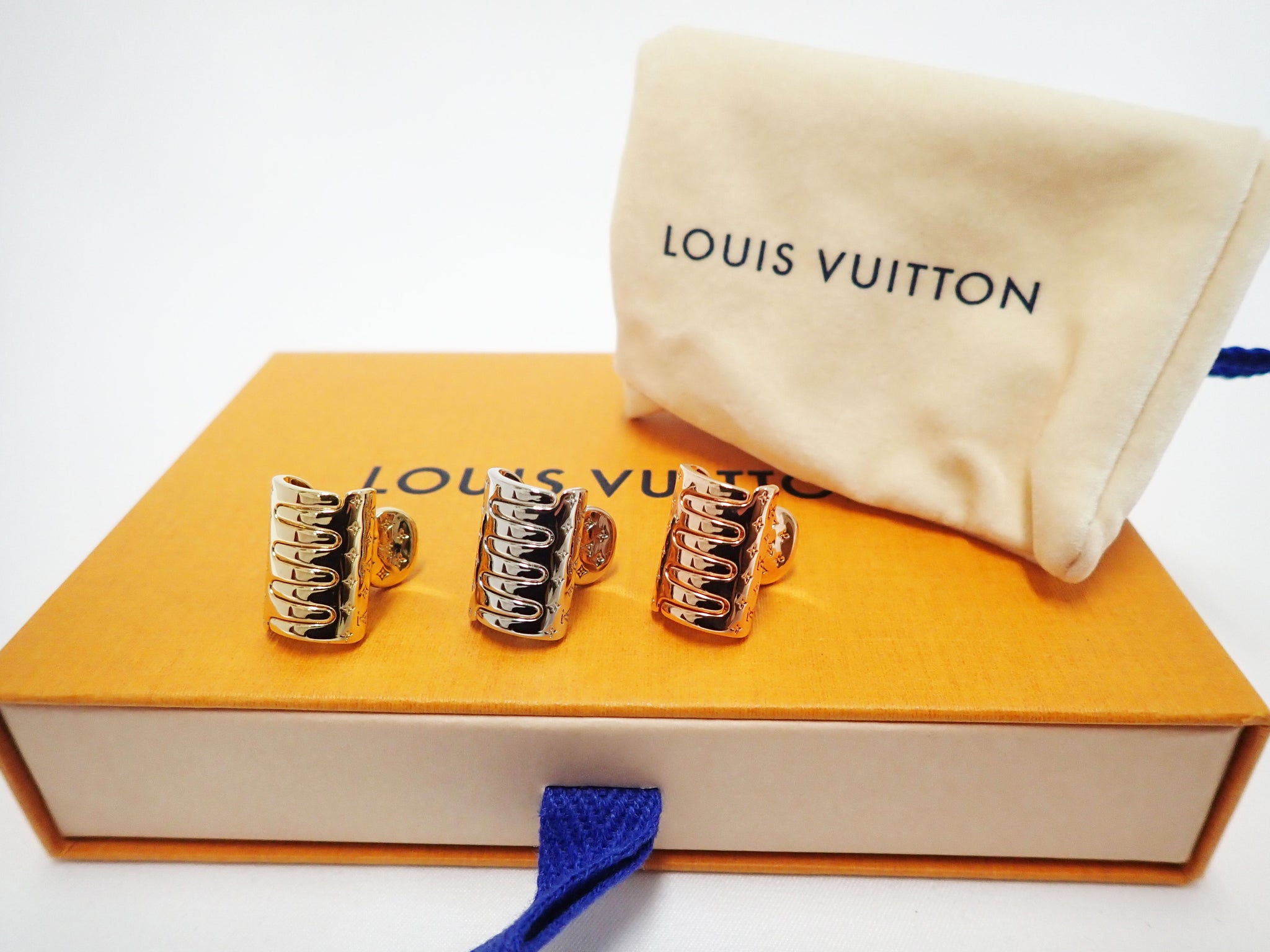 Louis Vuitton Nanogram Hair Clips Set