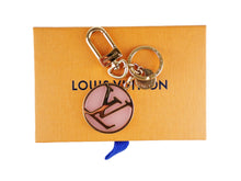 Load image into Gallery viewer, Louis Vuitton Chain Key Ring Bag Charm Gold Tone M37374 LV Circle Logo