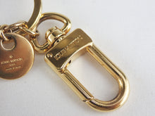 Load image into Gallery viewer, Louis Vuitton Chain Key Ring Bag Charm Gold Tone M37374 LV Circle Logo