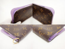 Load image into Gallery viewer, Louis Vuitton Long Monogram Wallet Insolite M60605 Light Purple Purse Browns