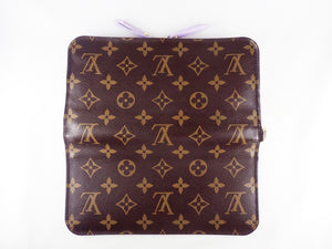 Louis Vuitton Long Monogram Wallet Insolite M60605 Light Purple Purse Browns