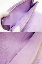 Load image into Gallery viewer, Louis Vuitton Long Monogram Wallet Insolite M60605 Light Purple Purse Browns