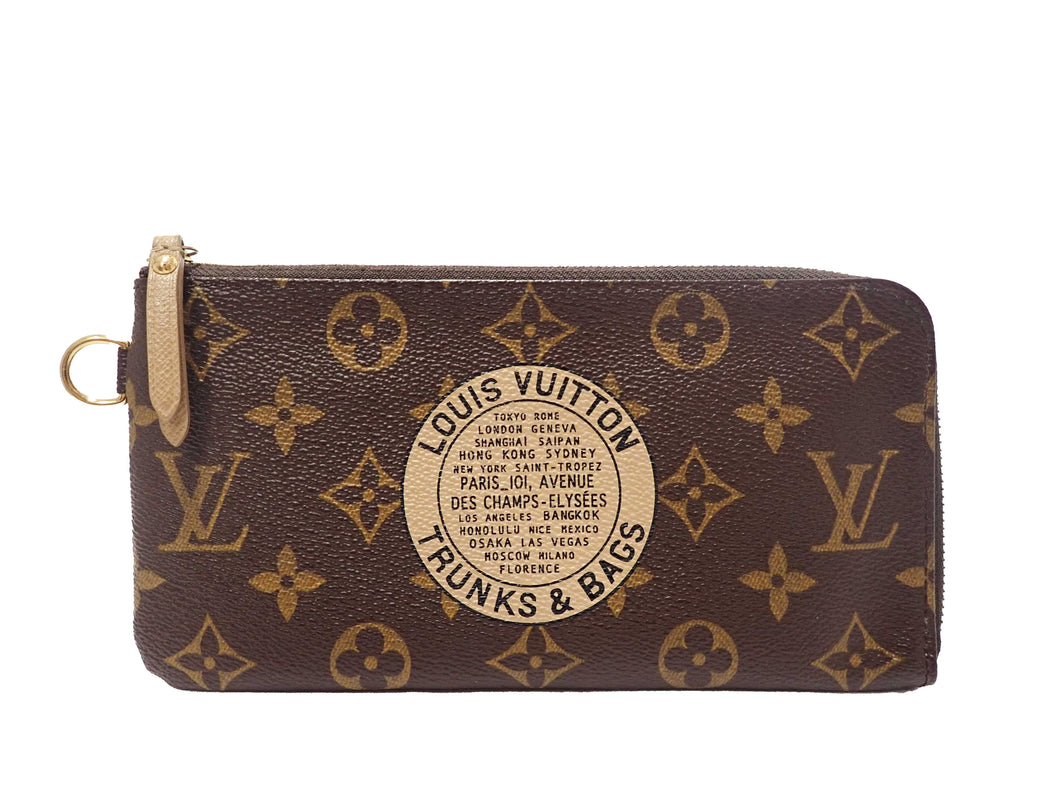 Louis Vuitton Monogram Compris Long Wallet Pouch M58024 Browns